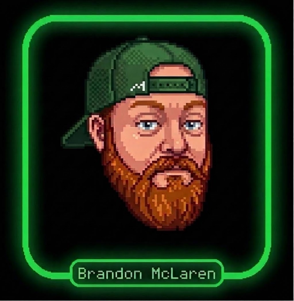 Brandon McLaren pixel portrait