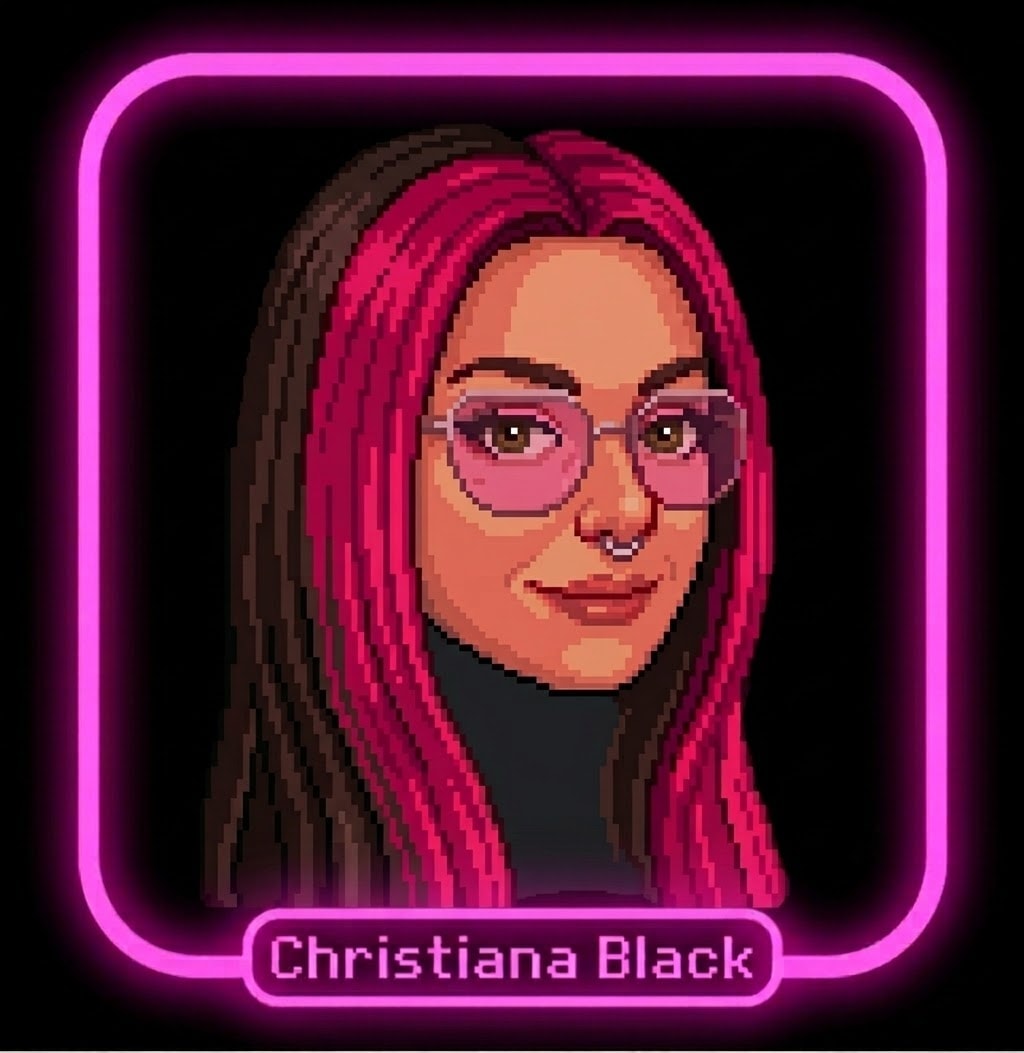 Christiana Black pixel portrait